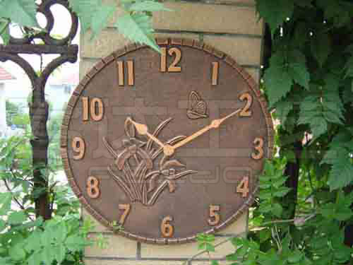 铸铝时钟-古铜色