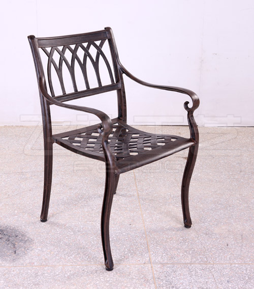 铸铝篱笆单人椅